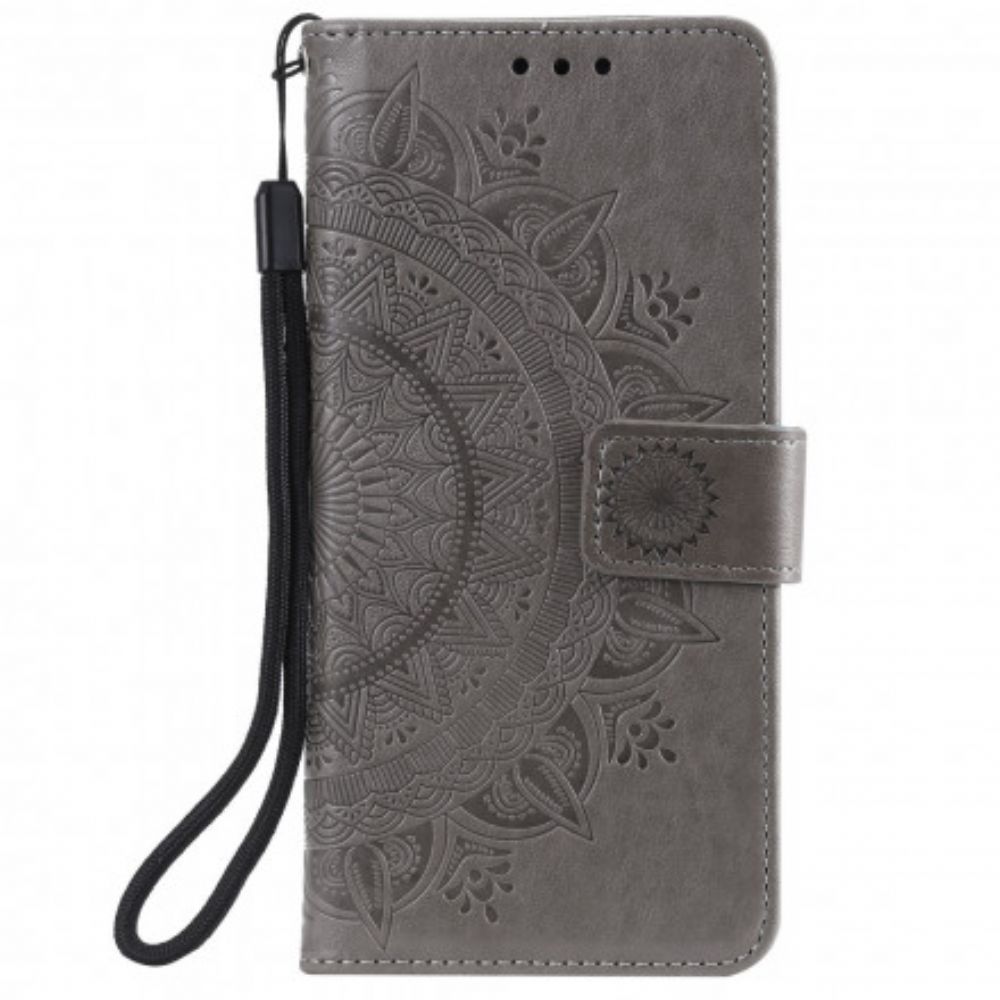 Folio-hoesje voor Xiaomi Redmi Note 10 / 10S Zon Mandala