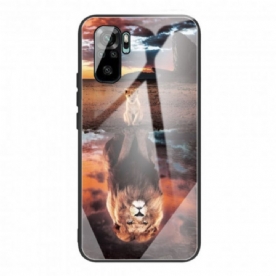 Hoesje voor Xiaomi Redmi Note 10 / 10S Cub Dream Gehard Glas