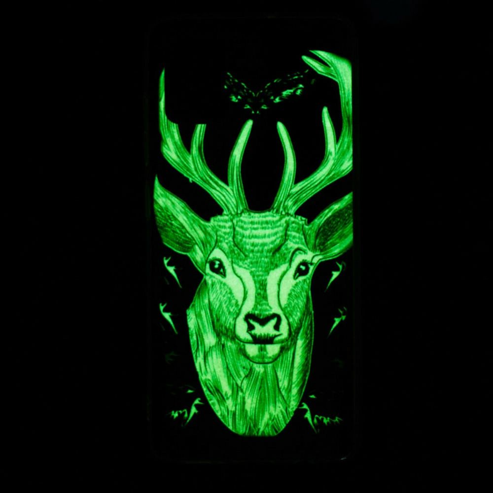 Hoesje voor Xiaomi Redmi Note 10 / 10S Fluorescerend Majestueus Hert