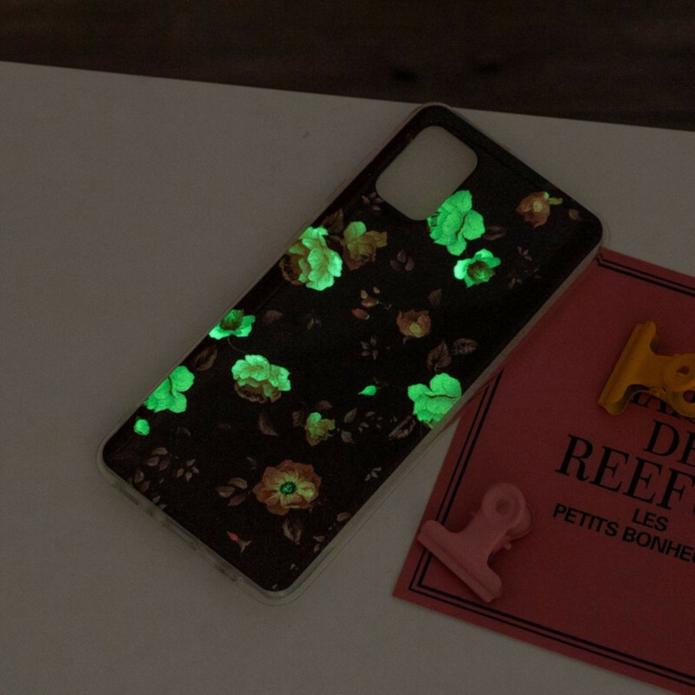 Hoesje voor Xiaomi Redmi Note 10 / 10S Fluorescerende Vrijheidsbloemen