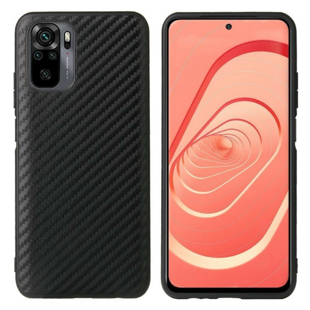 Hoesje voor Xiaomi Redmi Note 10 / 10S Koolstofvezel