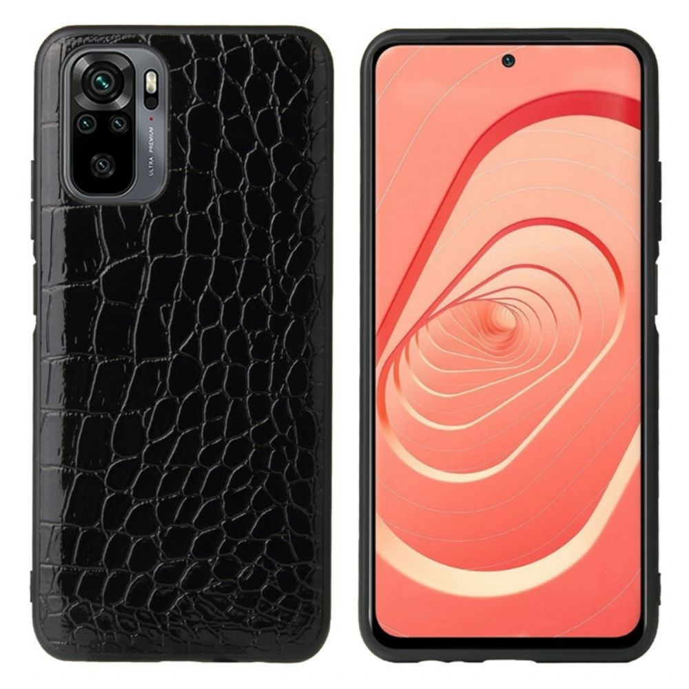 Hoesje voor Xiaomi Redmi Note 10 / 10S Krokodillenleereffect