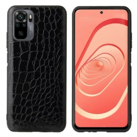 Hoesje voor Xiaomi Redmi Note 10 / 10S Krokodillenleereffect