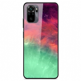 Hoesje voor Xiaomi Redmi Note 10 / 10S Premium Kleuren Gehard Glas