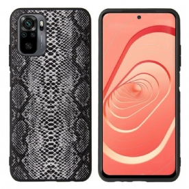 Hoesje voor Xiaomi Redmi Note 10 / 10S Slangenhuideffect