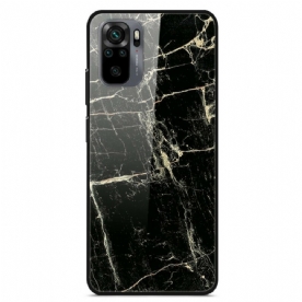 Hoesje voor Xiaomi Redmi Note 10 / 10S Supreme Marmer Gehard Glas