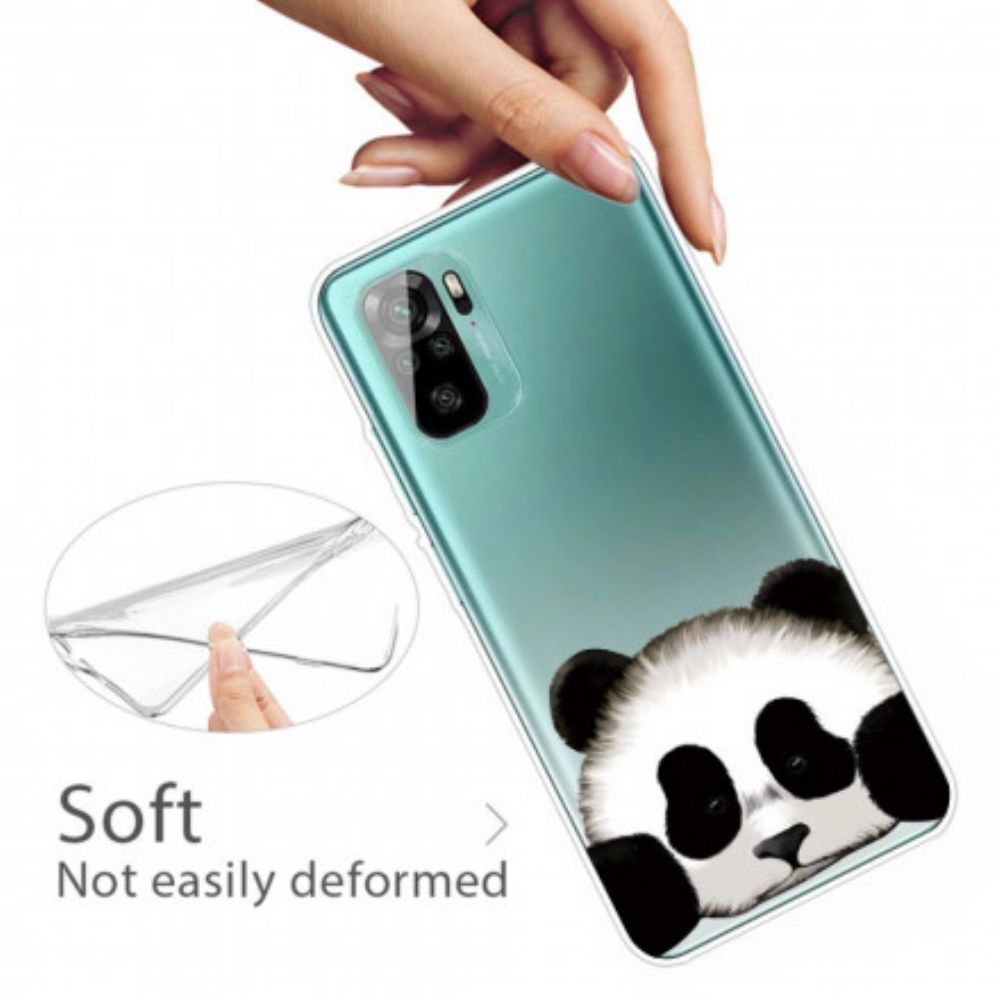 Hoesje voor Xiaomi Redmi Note 10 / 10S Transparante Panda