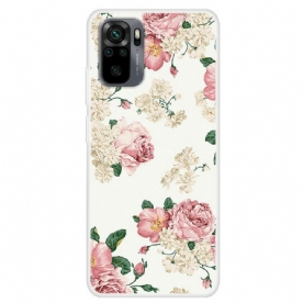 Hoesje voor Xiaomi Redmi Note 10 / 10S Vrijheidsbloemen