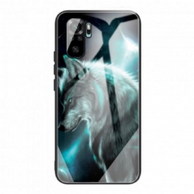 Hoesje voor Xiaomi Redmi Note 10 / 10S Wolf Van Gehard Glas