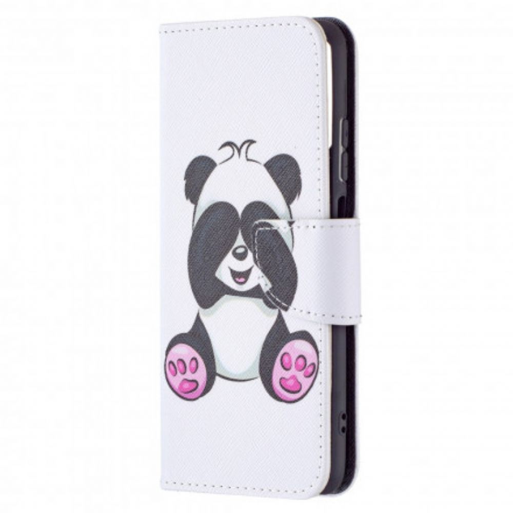 Leren Hoesje voor Xiaomi Redmi Note 10 / 10S Pandaplezier