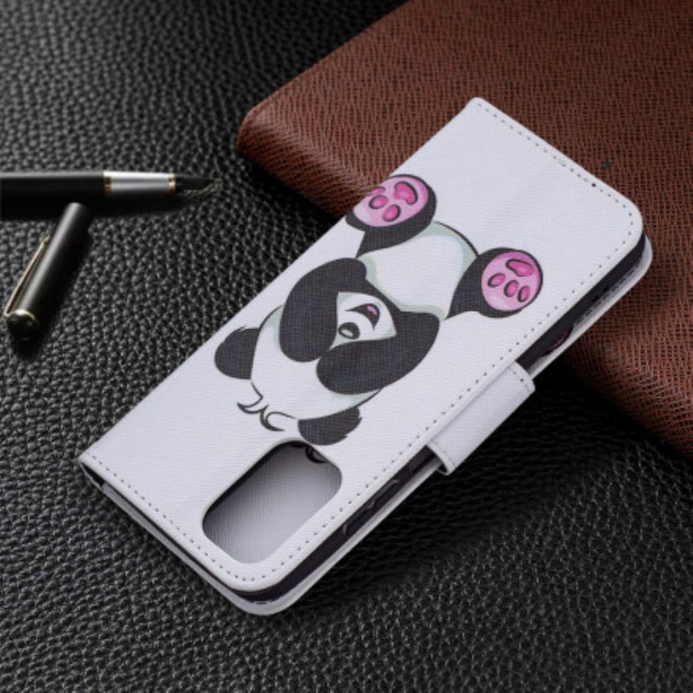 Leren Hoesje voor Xiaomi Redmi Note 10 / 10S Pandaplezier