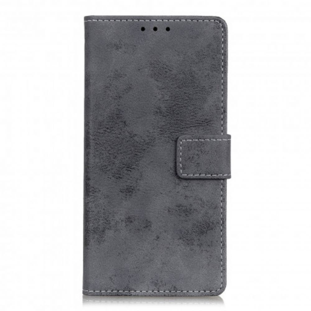 Leren Hoesje voor Xiaomi Redmi Note 10 / 10S Vintage Leereffect