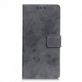 Leren Hoesje voor Xiaomi Redmi Note 10 / 10S Vintage Leereffect