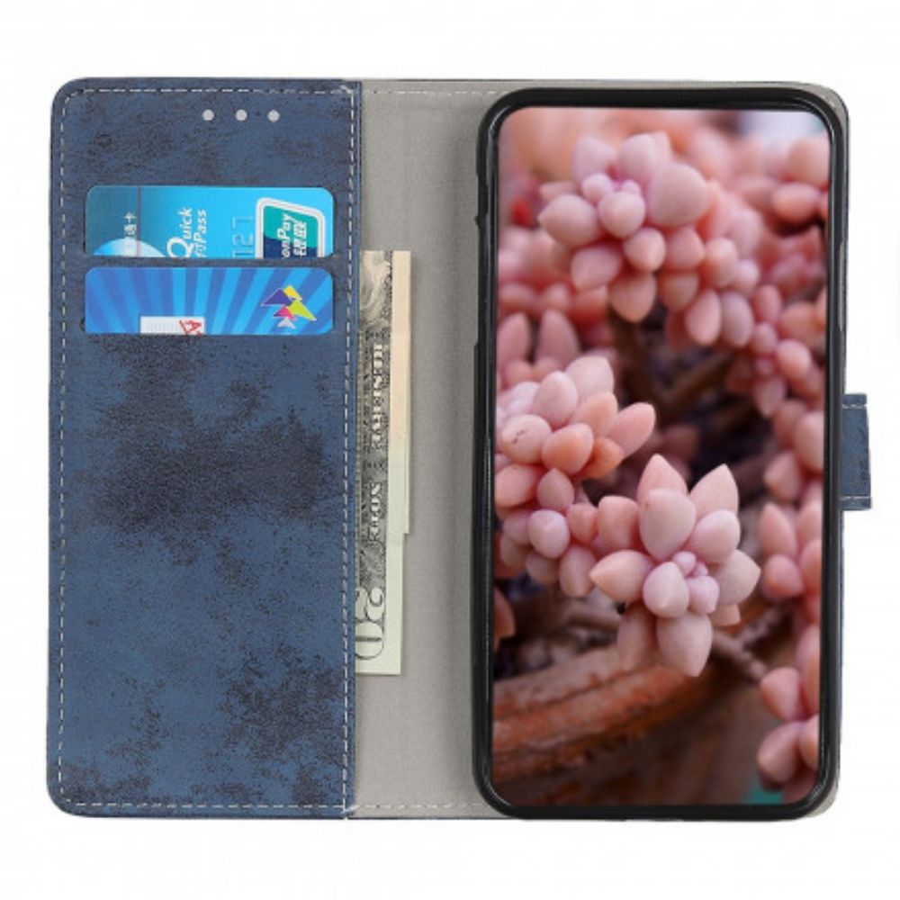 Leren Hoesje voor Xiaomi Redmi Note 10 / 10S Vintage Leereffect