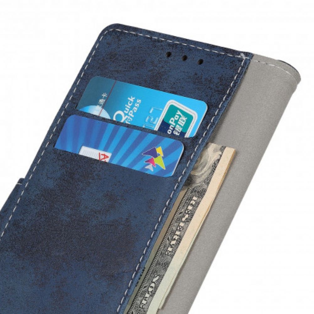 Leren Hoesje voor Xiaomi Redmi Note 10 / 10S Vintage Leereffect