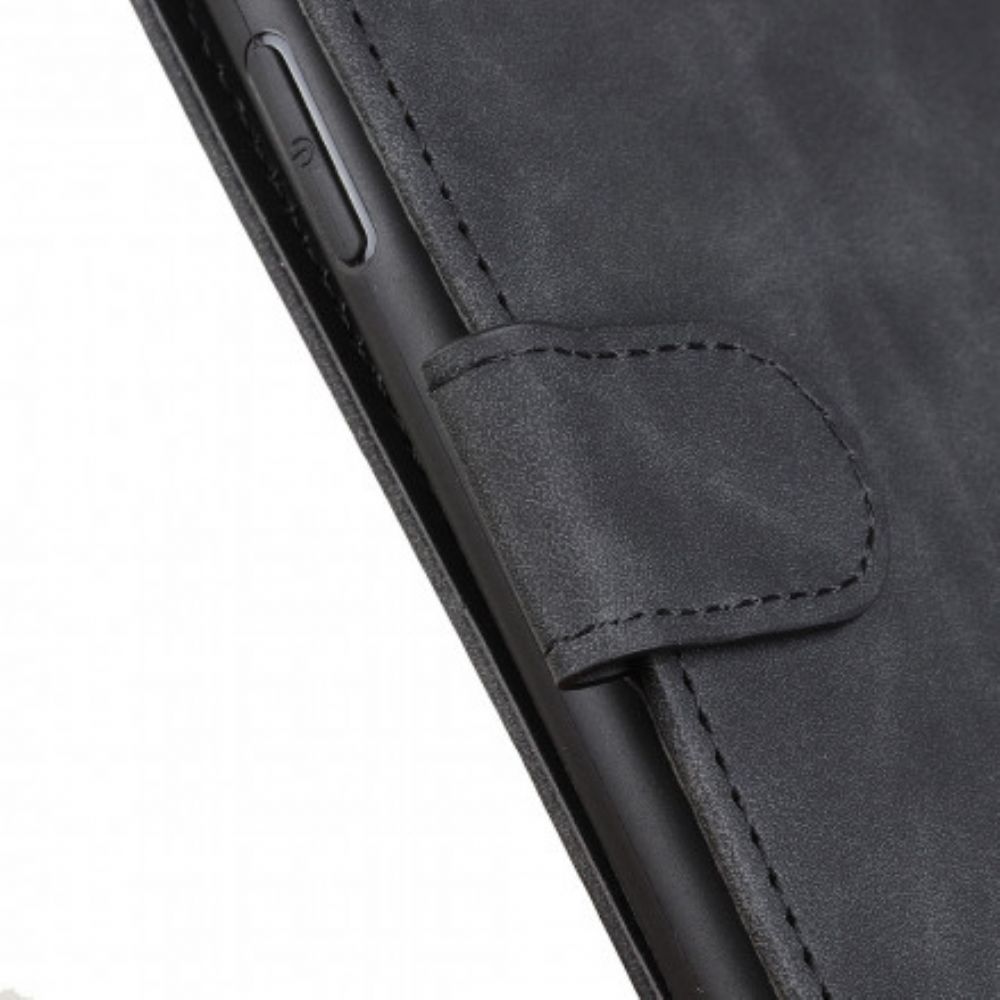 Leren Hoesje voor Xiaomi Redmi Note 10 / 10S Vintage Leereffect Khazneh