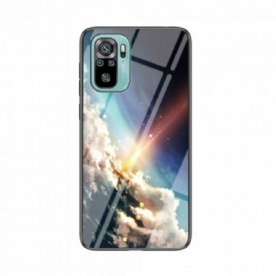 Telefoonhoesje voor Xiaomi Redmi Note 10 / 10S Schoonheid Gehard Glas