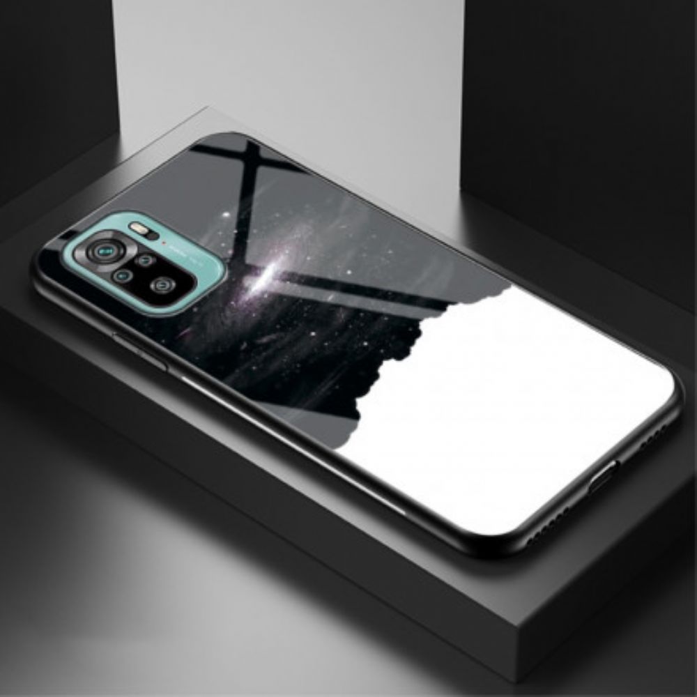 Telefoonhoesje voor Xiaomi Redmi Note 10 / 10S Schoonheid Gehard Glas