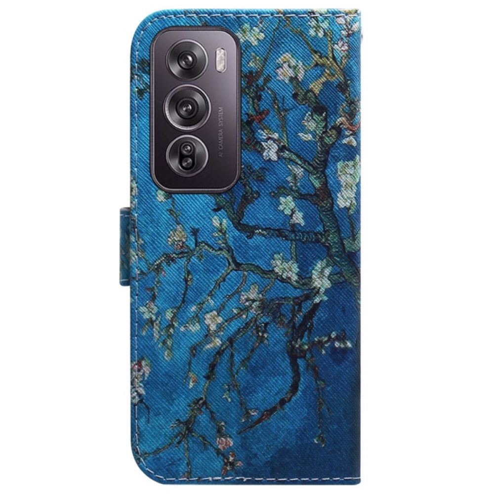 Bescherming Hoesje Oppo Reno 12 Pro 5g Abrikozenbloemen