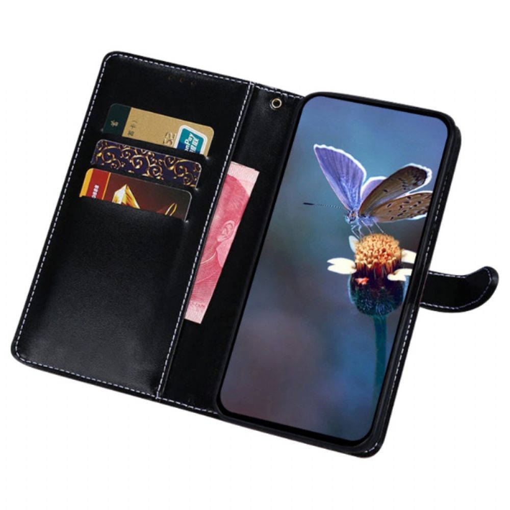 Leren Hoesje Oppo Reno 12 Pro 5g Krokodiltextuur Idewei Bescherming Hoesje