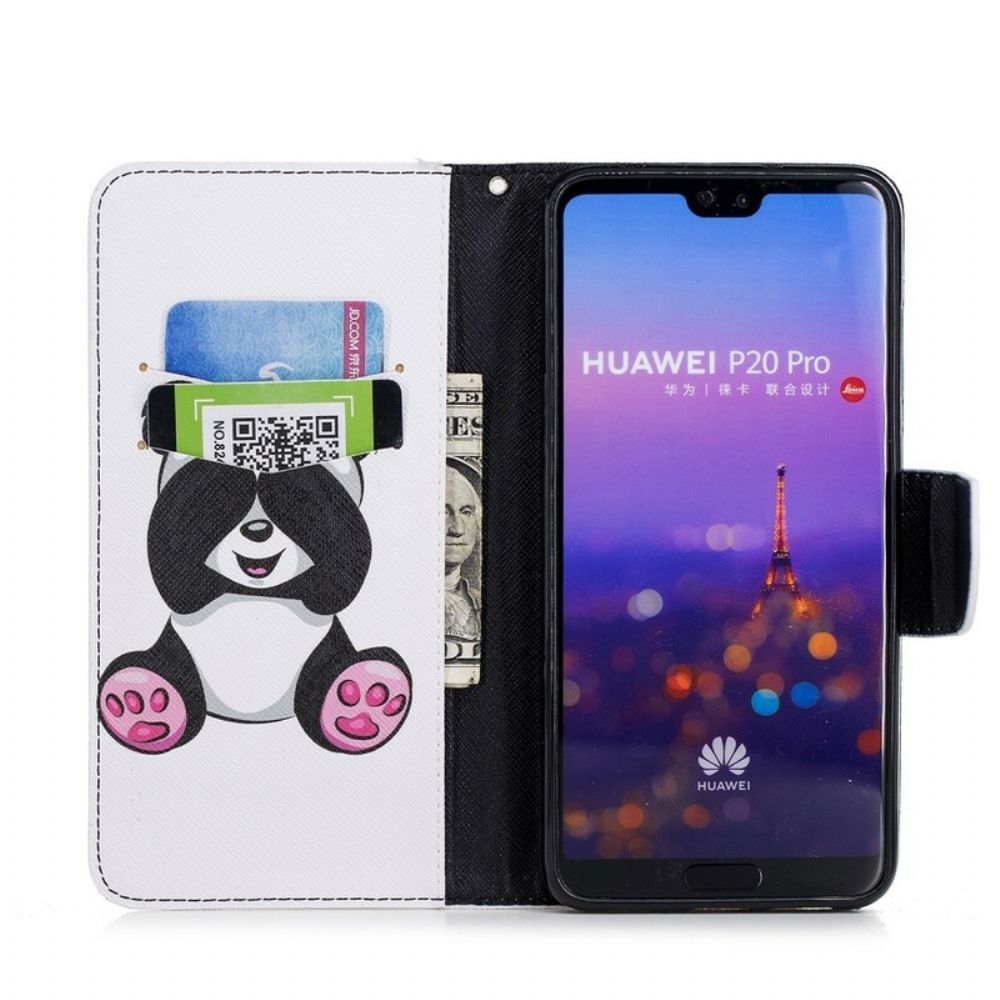 Folio-hoesje voor Huawei P20 Pro Pandaplezier