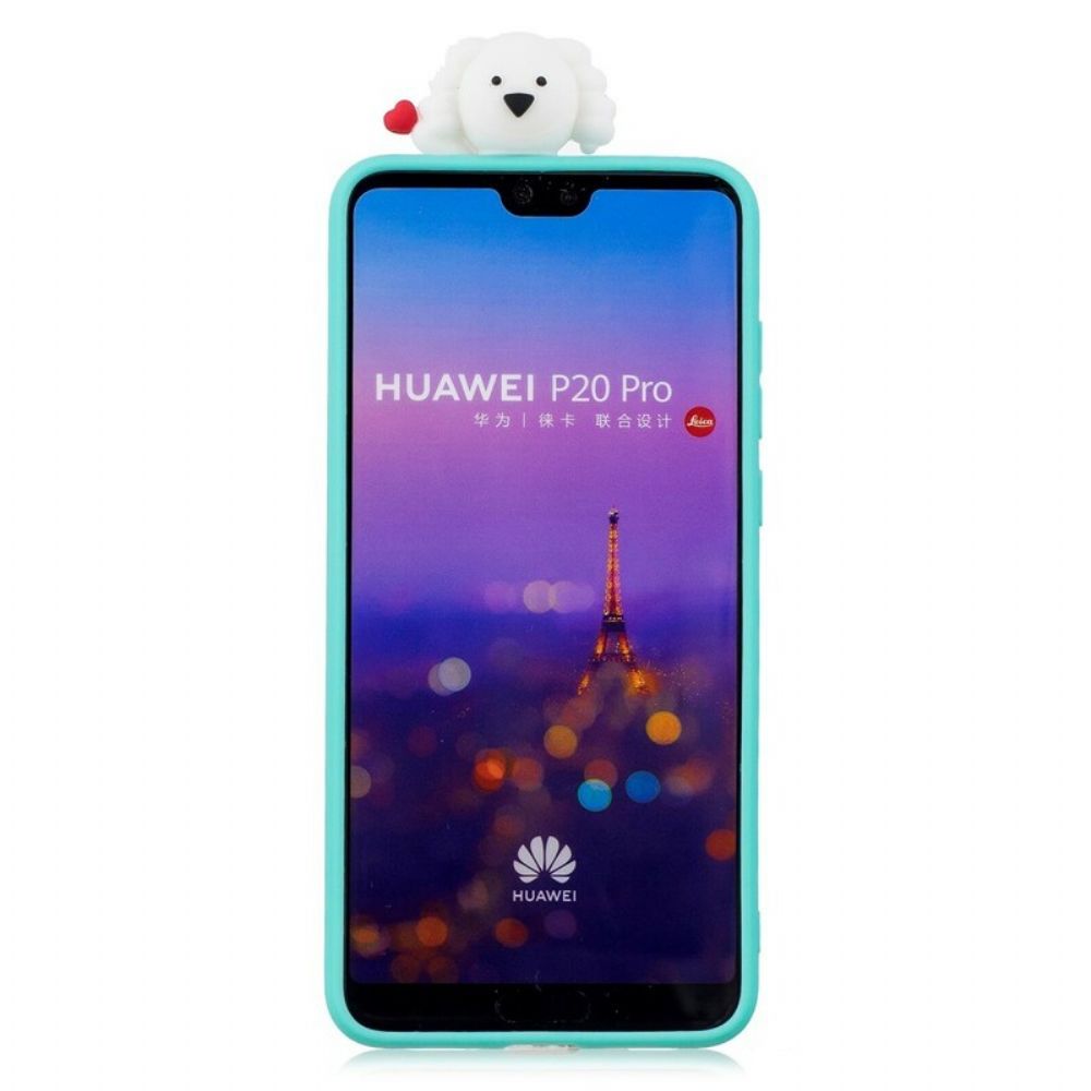 Hoesje voor Huawei P20 Pro 3d Hond In De Wolken