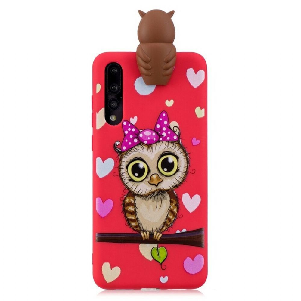 Hoesje voor Huawei P20 Pro 3d Juffrouw Uil