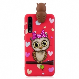 Hoesje voor Huawei P20 Pro 3d Juffrouw Uil