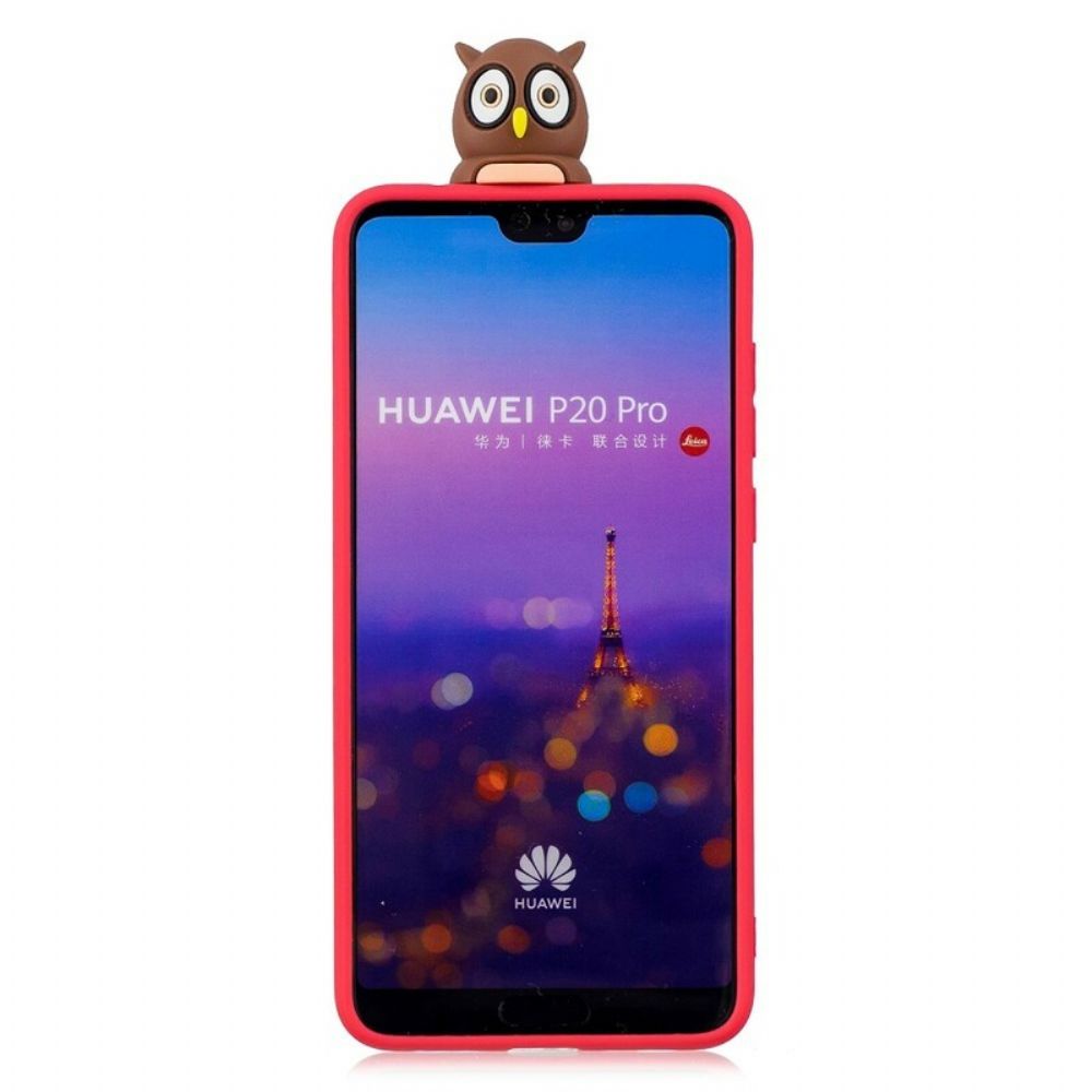 Hoesje voor Huawei P20 Pro 3d Juffrouw Uil