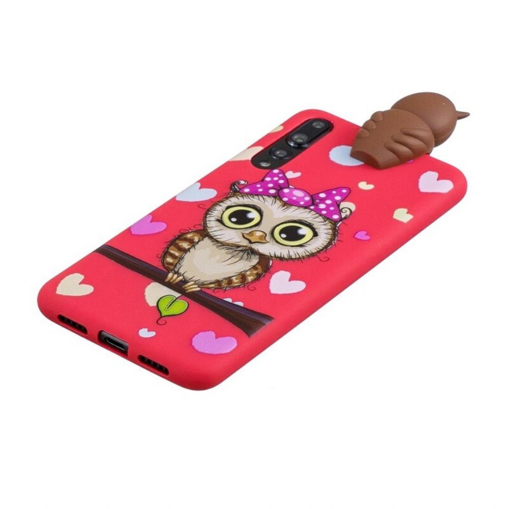 Hoesje voor Huawei P20 Pro 3d Juffrouw Uil