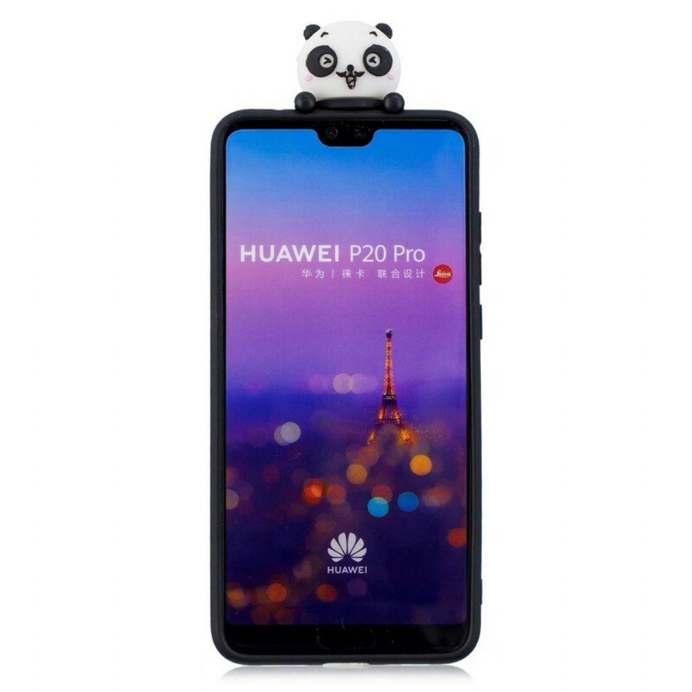 Hoesje voor Huawei P20 Pro 3d Panda-familie