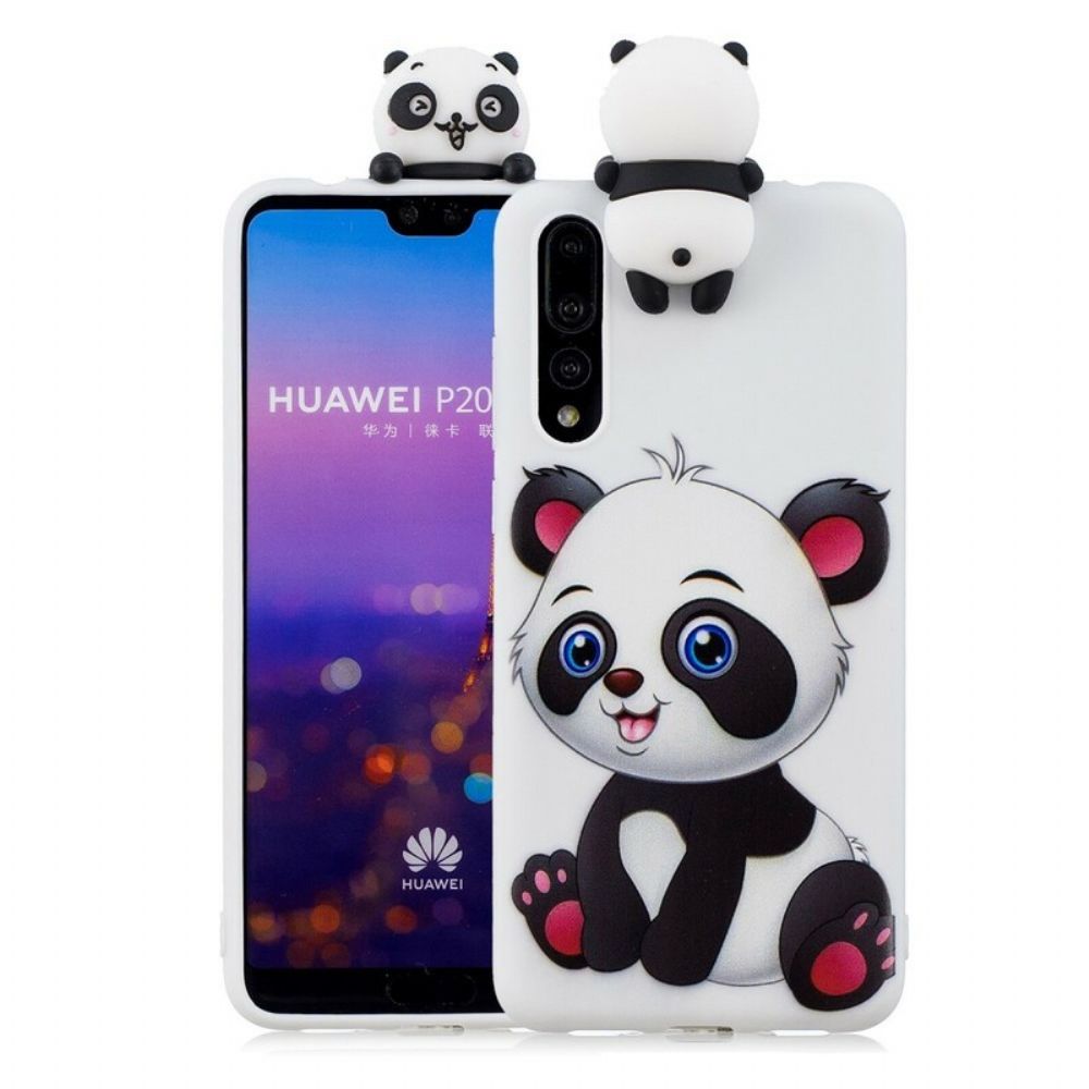 Hoesje voor Huawei P20 Pro 3d Panda Uniek