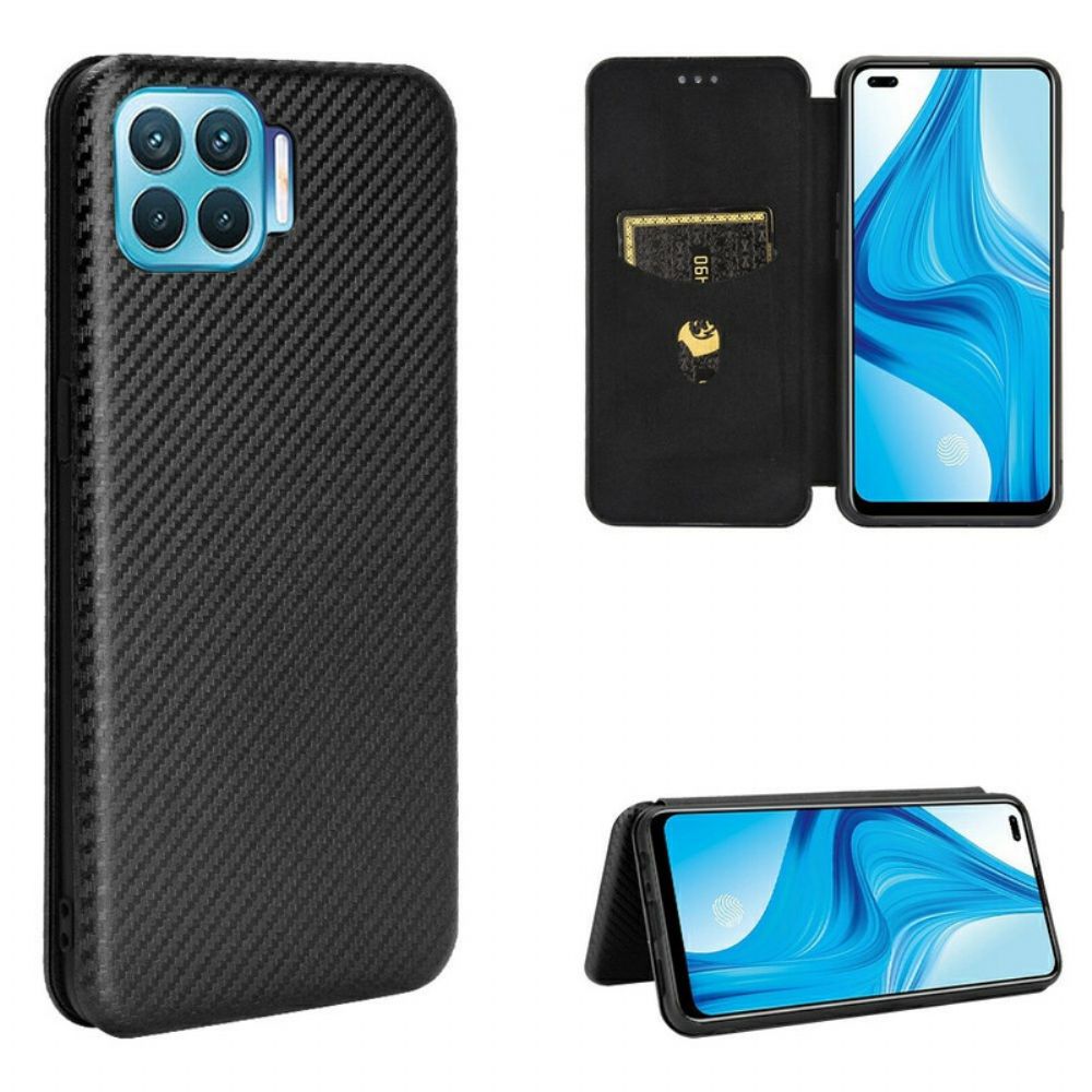 Bescherming Hoesje voor Realme 7 Pro Folio-hoesje Gekleurde Carbon Silicone