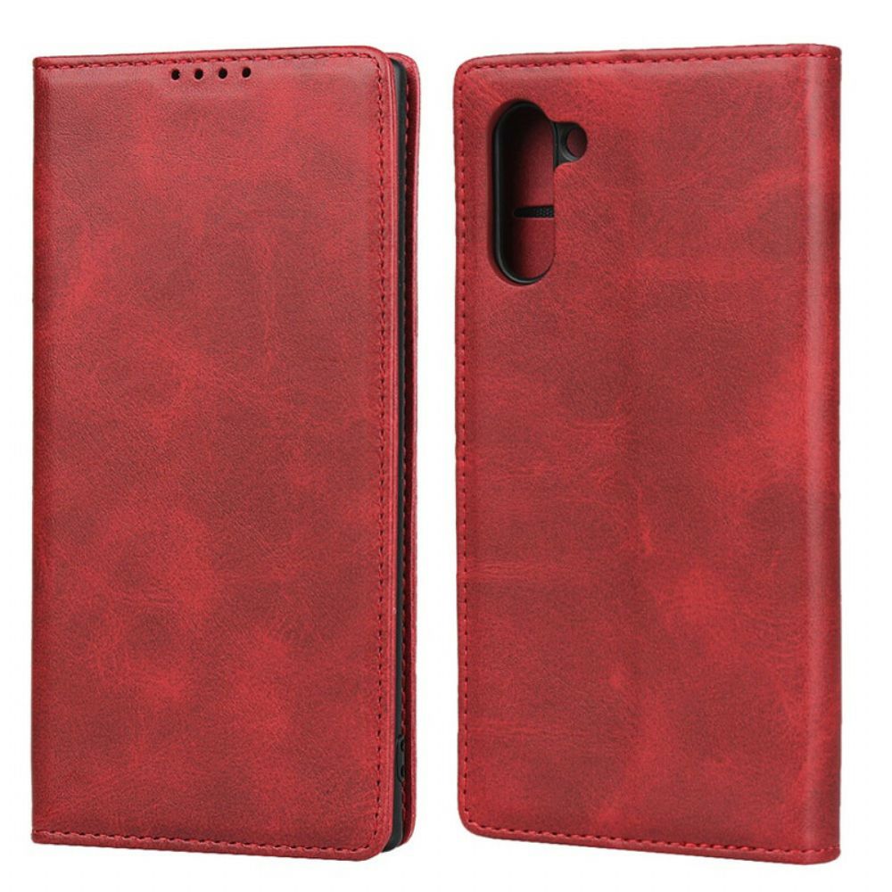 Bescherming Hoesje voor Samsung Galaxy Note 10 Folio-hoesje Pure Elegantie