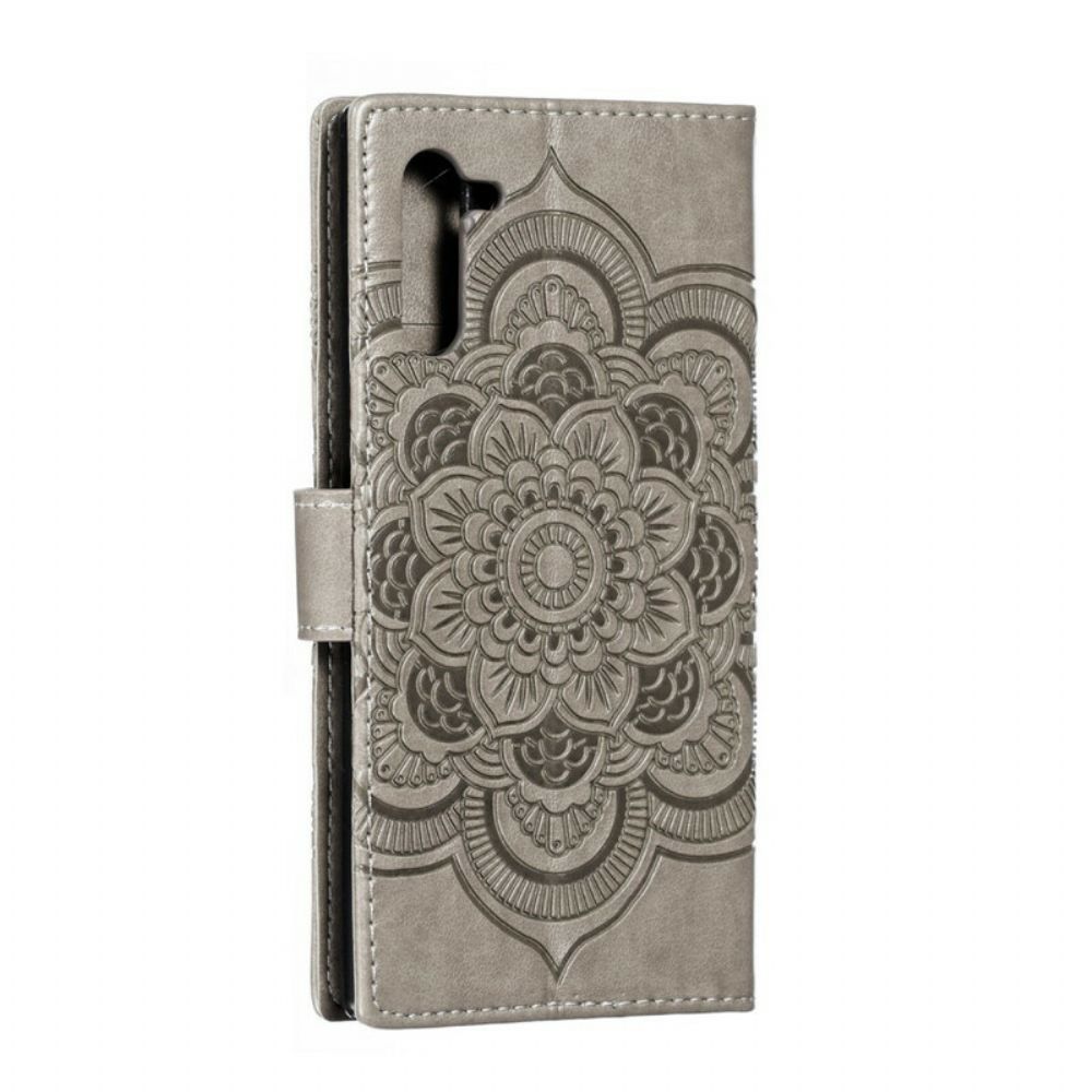 Folio-hoesje voor Samsung Galaxy Note 10 Volledige Mandala