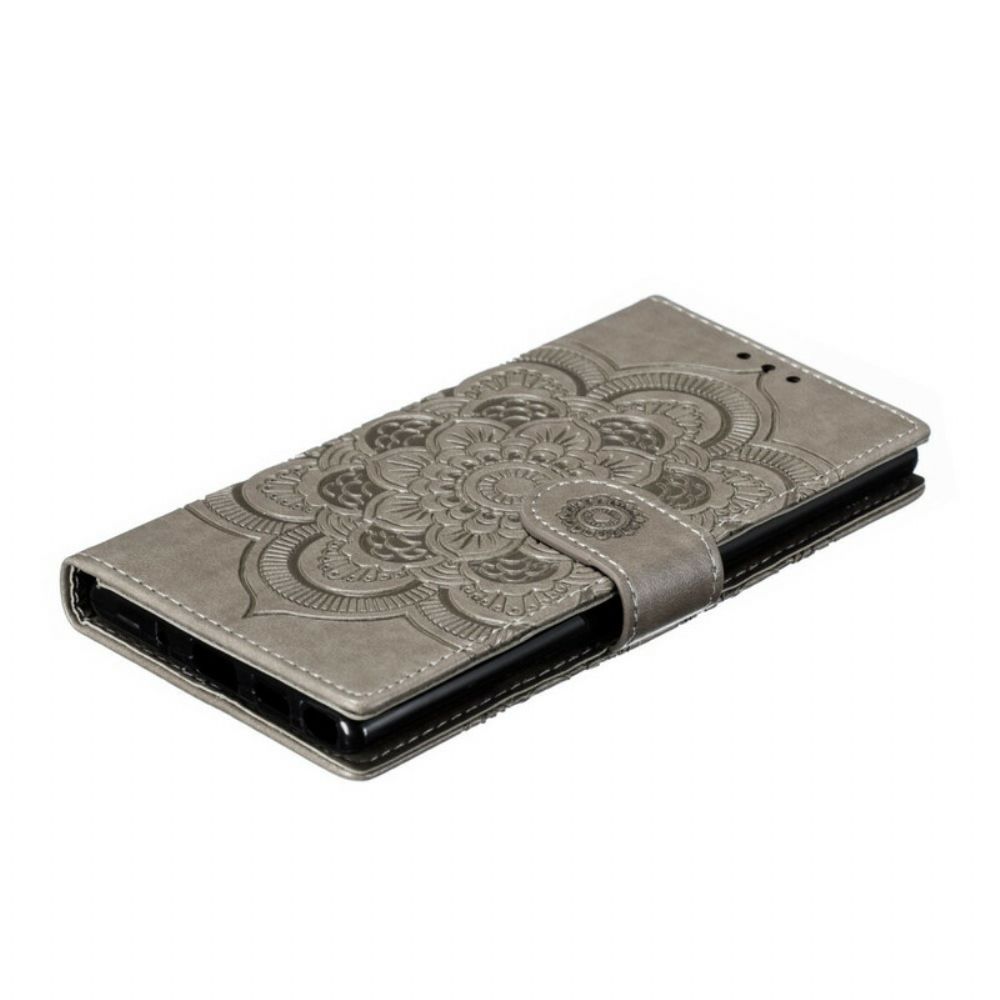 Folio-hoesje voor Samsung Galaxy Note 10 Volledige Mandala