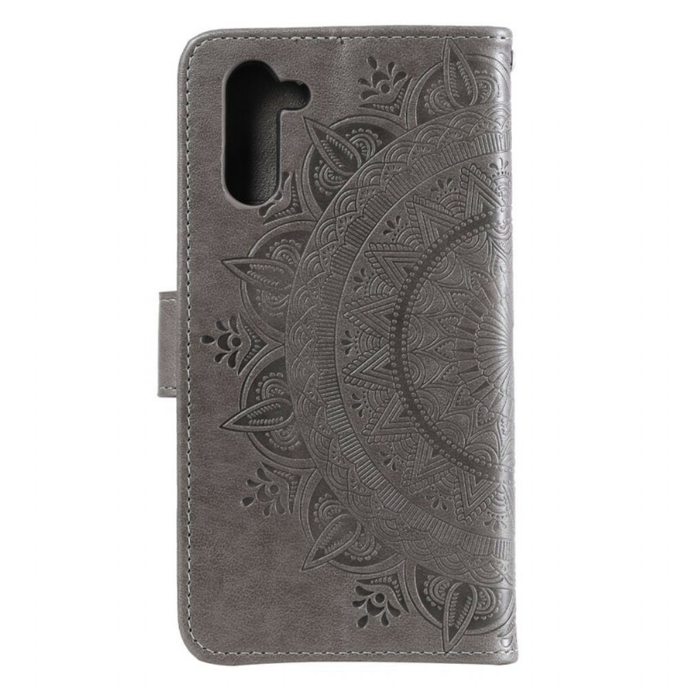 Folio-hoesje voor Samsung Galaxy Note 10 Zon Mandala