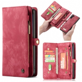 Hoesje voor Samsung Galaxy Note 10 Portemonnee Leren Folio-hoesje Caseme Portemonnee