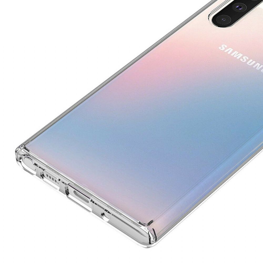 Hoesje voor Samsung Galaxy Note 10 Transparant En Acryl