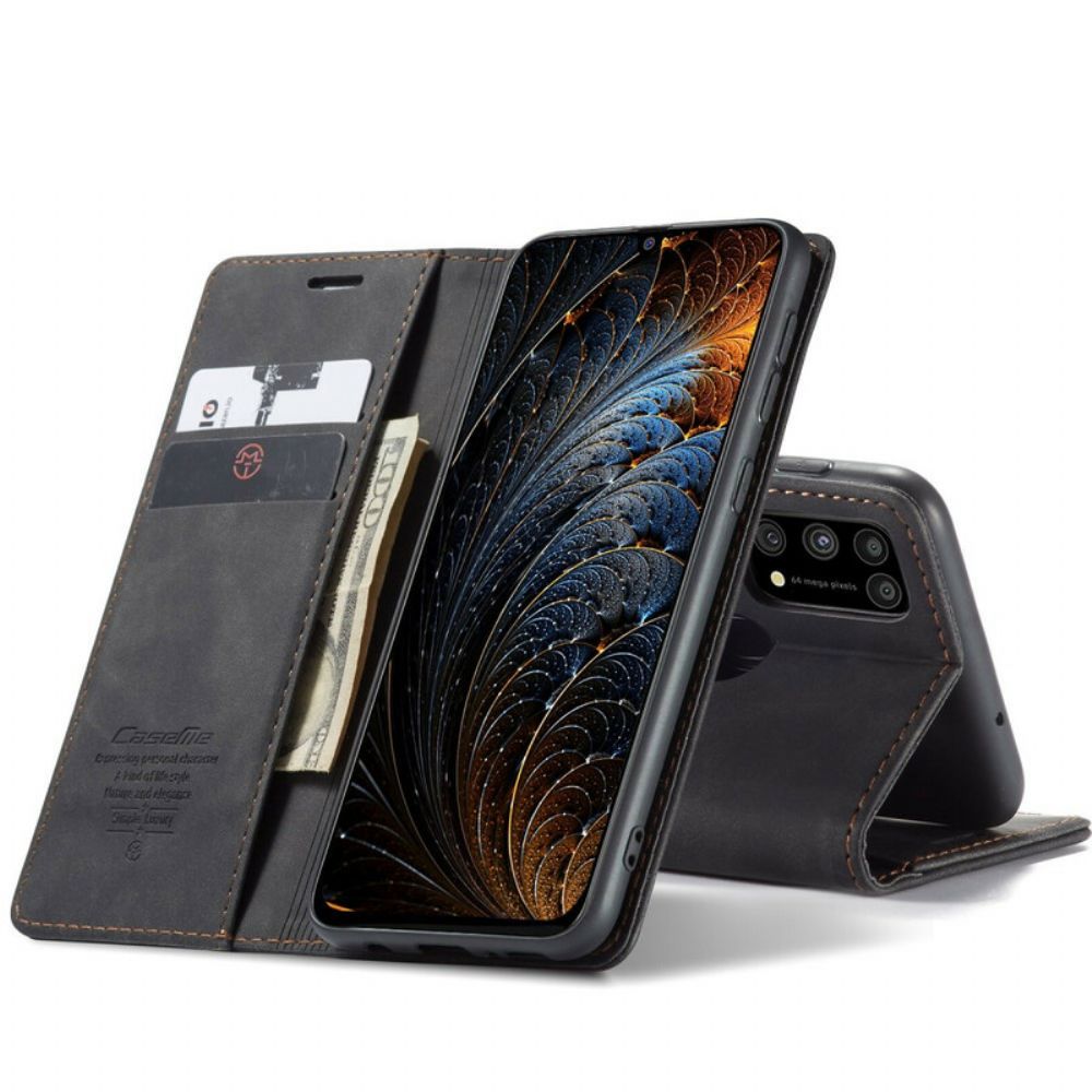 Bescherming Hoesje voor Samsung Galaxy M31 Folio-hoesje Caseme Kunstleer