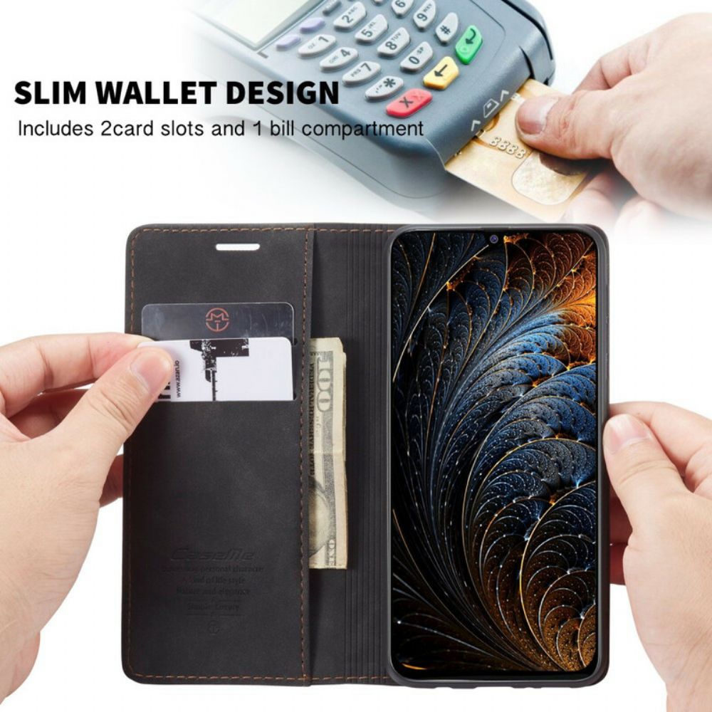 Bescherming Hoesje voor Samsung Galaxy M31 Folio-hoesje Caseme Kunstleer