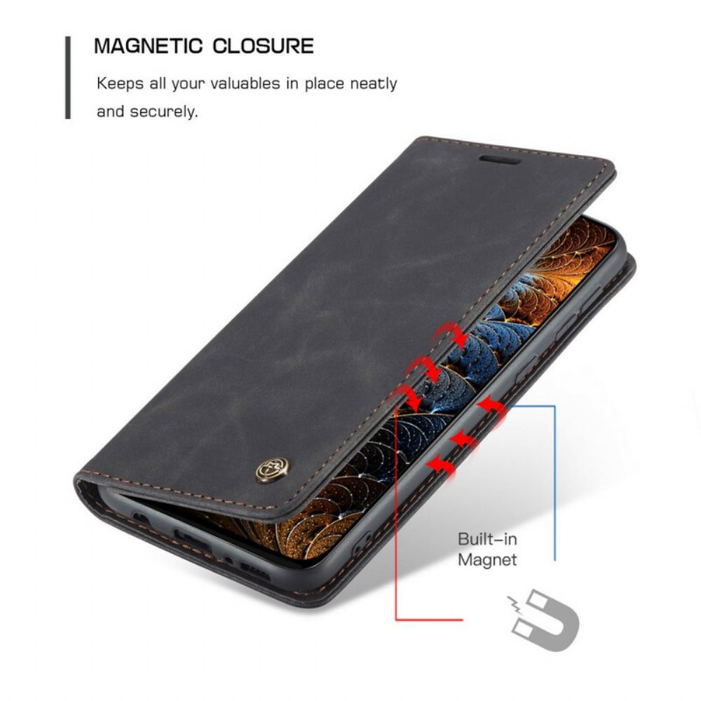 Bescherming Hoesje voor Samsung Galaxy M31 Folio-hoesje Caseme Kunstleer