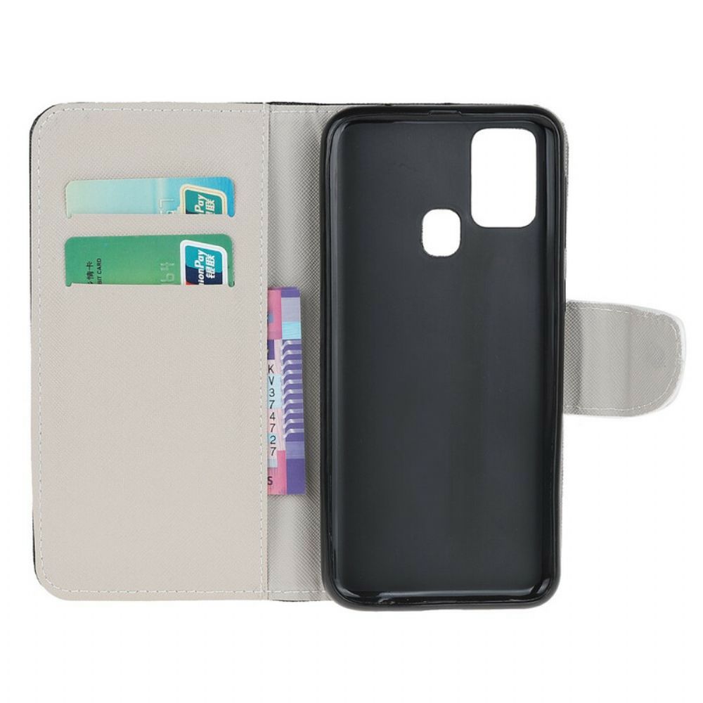 Folio-hoesje voor Samsung Galaxy M31 Retro Eiffeltoren