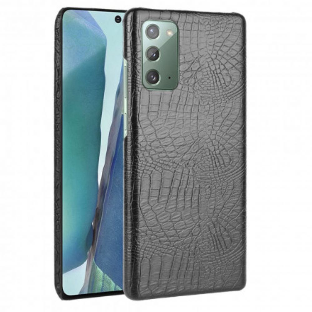 Hoesje voor Samsung Galaxy M31 Krokodillenleereffect