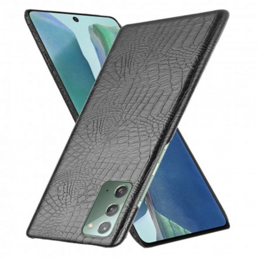 Hoesje voor Samsung Galaxy M31 Krokodillenleereffect