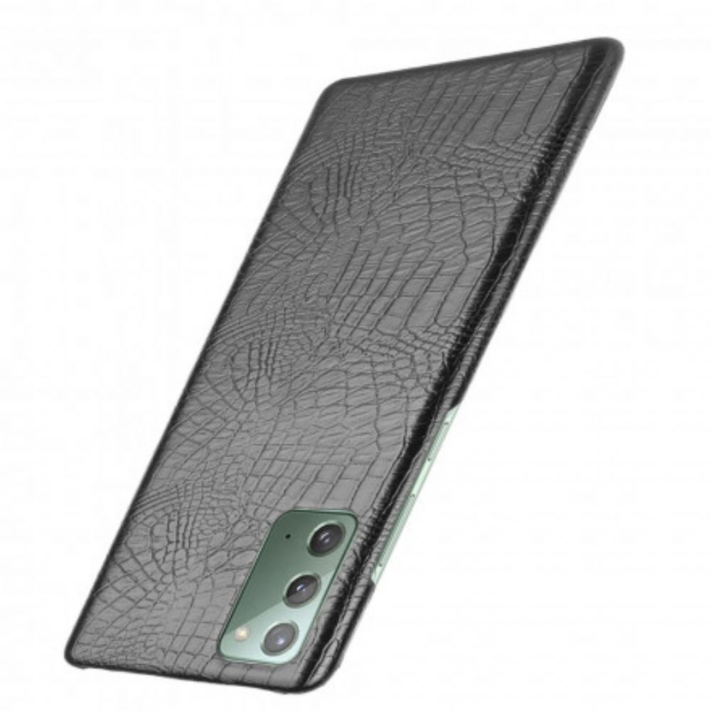 Hoesje voor Samsung Galaxy M31 Krokodillenleereffect