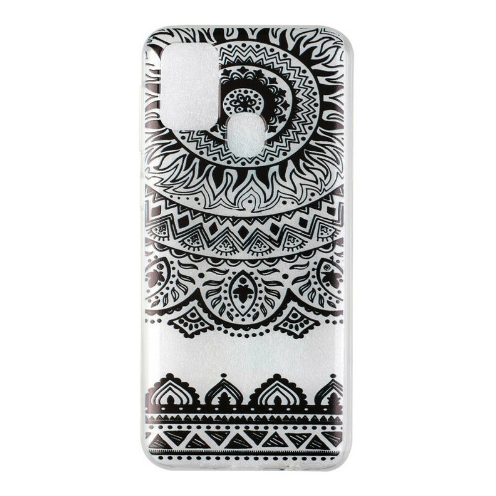 Hoesje voor Samsung Galaxy M31 Naadloze Bloemen Mandala