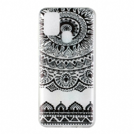 Hoesje voor Samsung Galaxy M31 Naadloze Bloemen Mandala