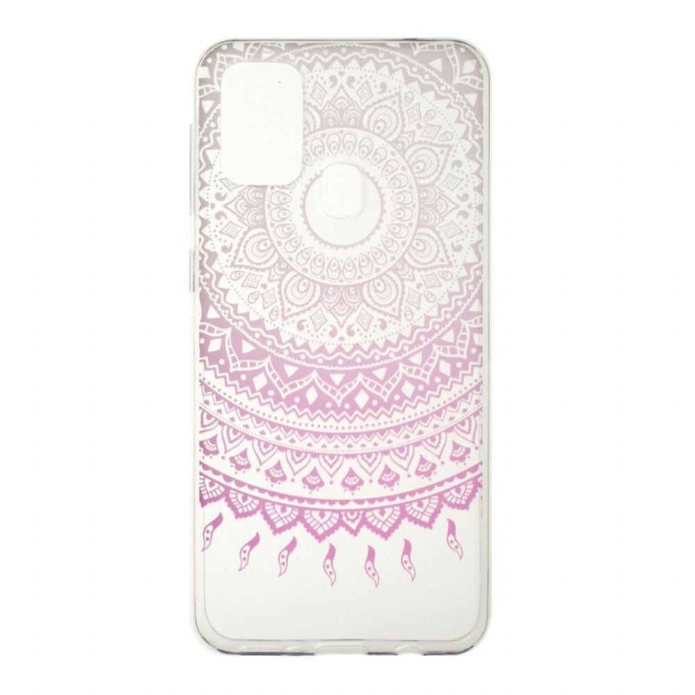 Hoesje voor Samsung Galaxy M31 Transparante Gekleurde Mandala