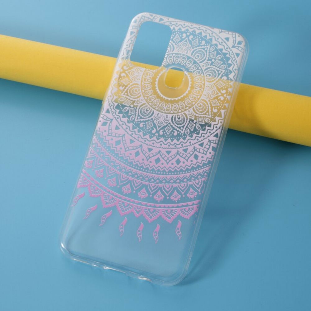 Hoesje voor Samsung Galaxy M31 Transparante Gekleurde Mandala